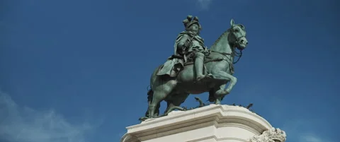 The monument on the Commerce Square Stock Footage 151354508