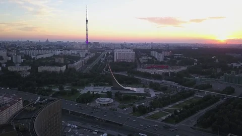 Monument to the conquerors of space Vídeo Stock 84848868