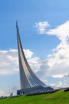 Monument "Conquerors of Space", Moscow 写真素材