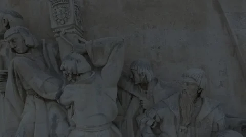Monument to the Discoveries, Lisbon, Portugal Video stock 59069542