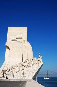 Monument to the discoveries Stock Photos