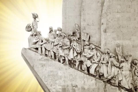 Monument to discoveries Stock Photos