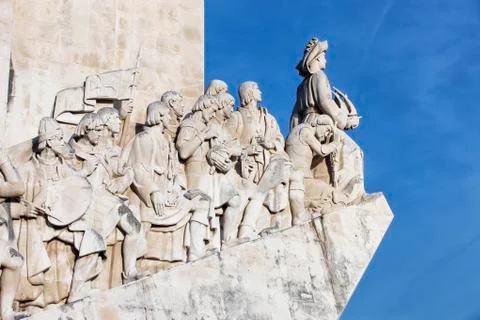 Monument to the discoveries Stock Photos