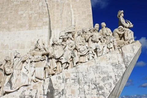 The Monument to the  Discoveries Stock Photos