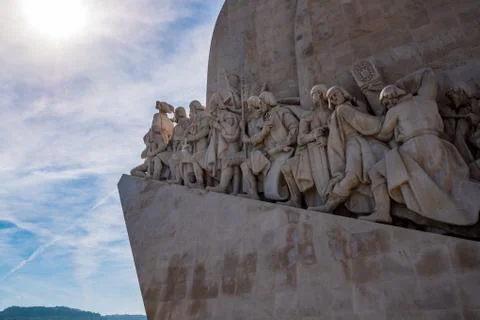 Monument to the Discoveries Stock Photos