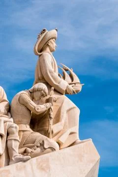 Monument to the Discoveries Stock Photos