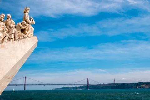 Monument to the Discoveries Stock Photos