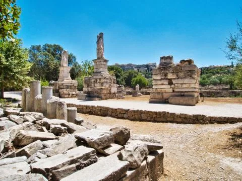 Monument of the Eponymous Heroes 스톡 사진