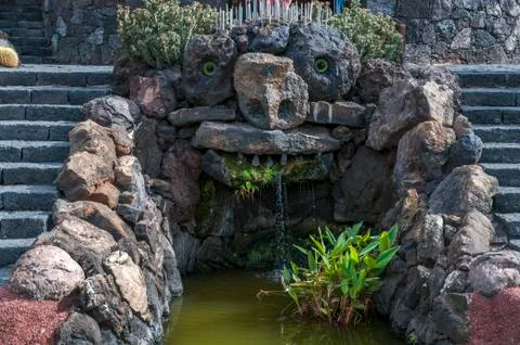 Monument face Stock Photos