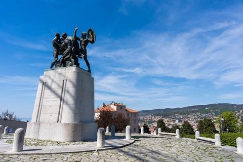Monument to the Fallen of Trieste 스톡 사진