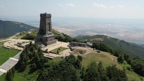 The Monument Of Freedom "Shipka" Stock Footage 261174144
