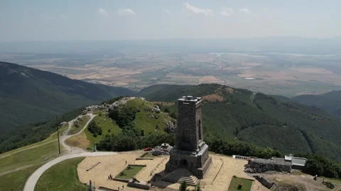 The Monument Of Freedom "Shipka" Stock Footage 261174246