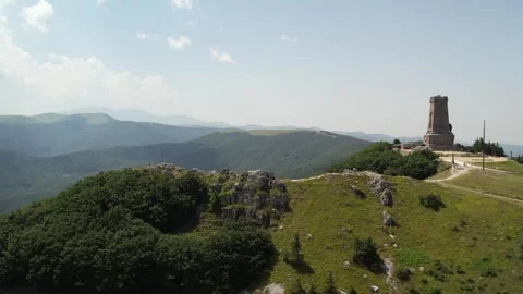 The Monument Of Freedom "Shipka" Stock Footage 261174436
