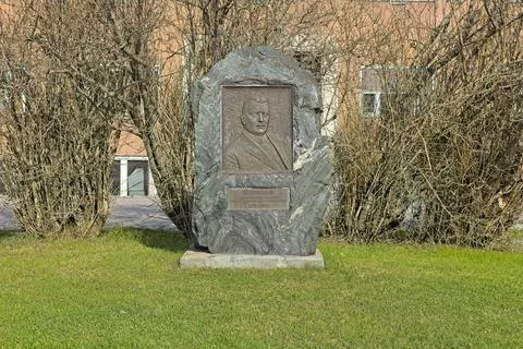 Monument for FR.H.Behrens. Stock Photos