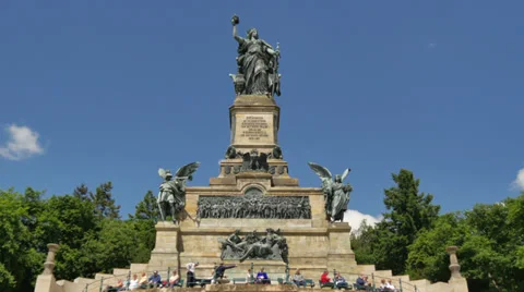 Monument Germania in Germany Video stock 38337627