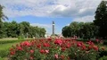 Monument of Glory in Poltava city, Ukraine HD Footage