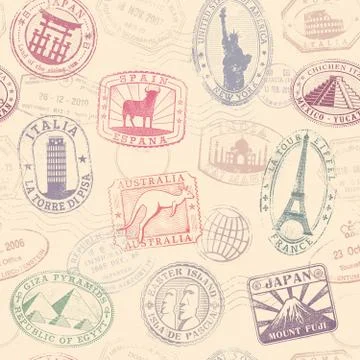 Monument grunge vector texture Stock Illustration