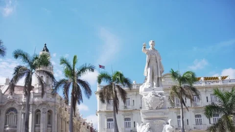 Monument in Havana Stock Footage 84250433