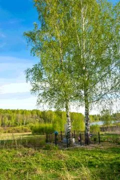 The monument to the Hero of the Soviet Union pilot Lulin Sergei Mikhailovich. Stock Photos
