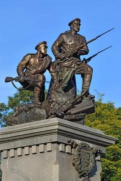 Monument to the heroes of the first world war. kaliningrad, russia Stock Photos