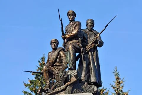 Monument to heroes of first world war. kaliningrad, russia Stock Photos