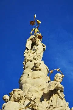 Monument holy trinity Stock Photos