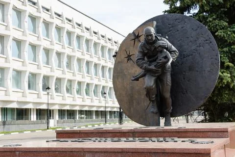 A monument in honor of Dmitry Razumovsky. Foto stock