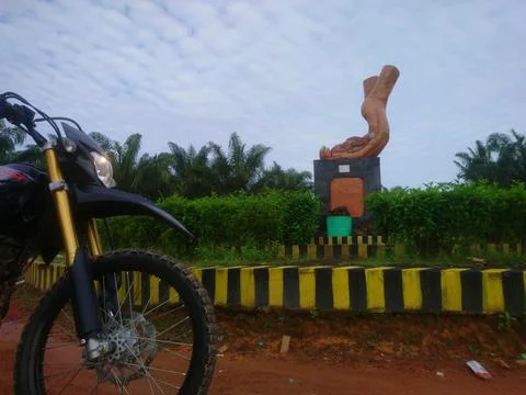 A monument that is immortalized to see a hard work Stock Photos
