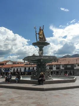 Monument to The Inca Stock-Fotos