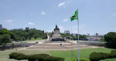 The Monument to the Independence of Brazil Stock Footage 231800849