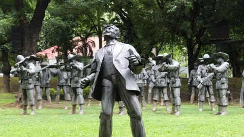 Monument of Jose Rizal executed by firing squad Видео 313454609