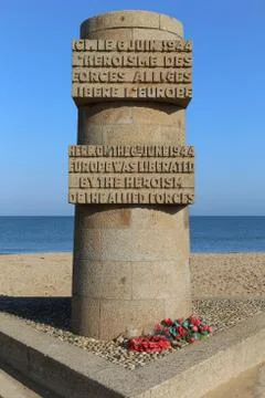 Monument Juno Beach Stock Photos