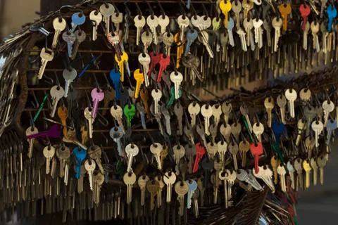 Monument of the keys Stock Photos