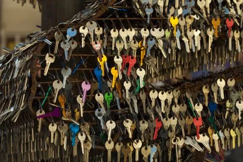 Monument of the keys Stock Photos