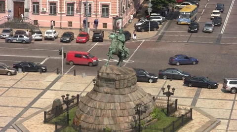 Monument Kiev Stock Footage 46161472
