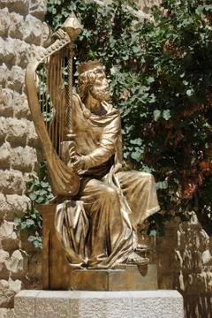 Monument to King David Stock Photos