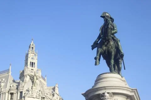 Monument to King Peter V Stock Photos