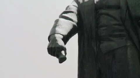 Monument to Lenin 库存影片 12613420