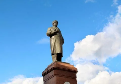 Monument to lenin Stock Photos