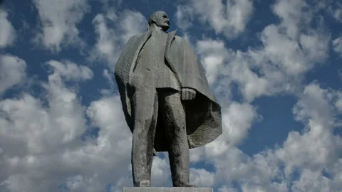Monument To Lenin - Timelapse Stock Footage 119107663