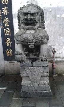 Monument of lion Foto stock