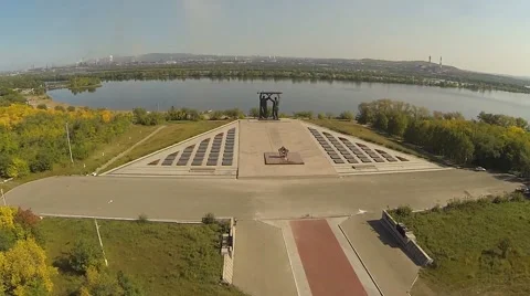 Monument Magnitogorsk Stock Footage 41787569