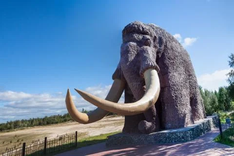 Monument to the mammoth Stock Photos