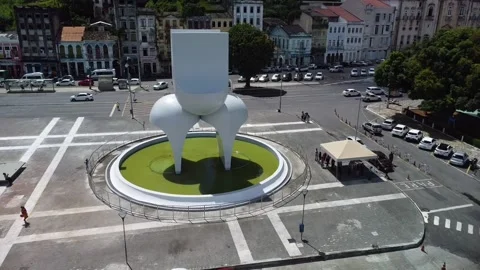 Monument to Mario Cravo Junior Stock Footage 231265851