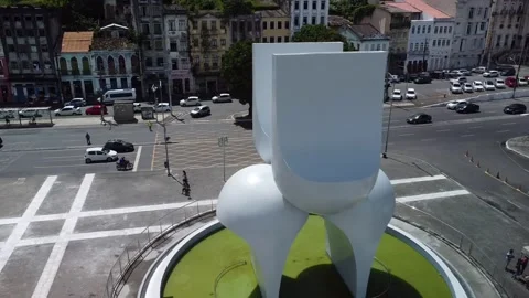 Monument to Mario Cravo Junior Stock Footage 231265854