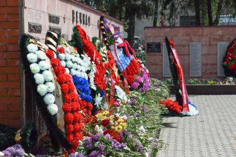 Monument to the memory of the dead wars liberators from the fascist army Foto stock