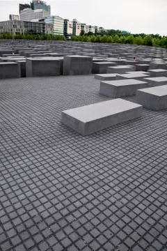 Monument in memory of the holocaust Stock Photos