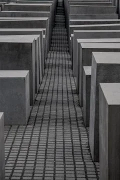 Monument in memory of the holocaust Stock Photos