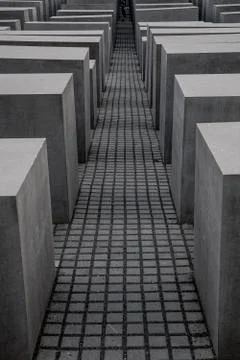 Monument in memory of the holocaust Stock Photos