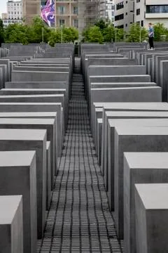 Monument in memory of the holocaust Stock Photos